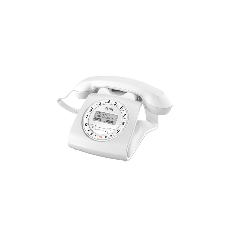 TIM Sirio Classico Telefono analogico Identificatore di chiamata Bianco