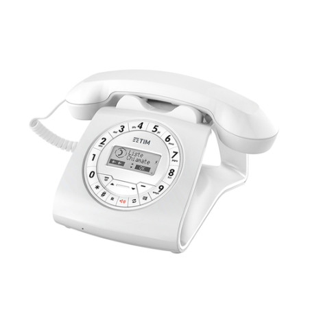 TIM Sirio Classico Telefono analogico Identificatore di chiamata Bianco