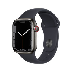 TIM Apple Watch Series 7 GPS OLED 45 mm Digitale Touch screen Grafite Wi-Fi GPS (satellitare)