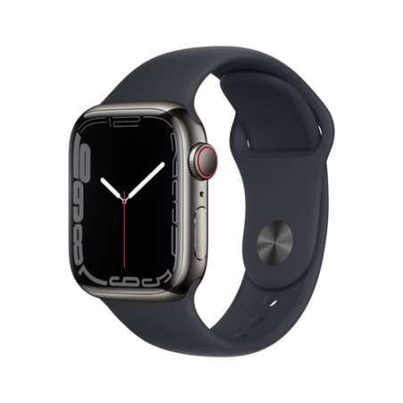 TIM Apple Watch Series 7 GPS OLED 45 mm Digitale Touch screen Grafite Wi-Fi GPS (satellitare)