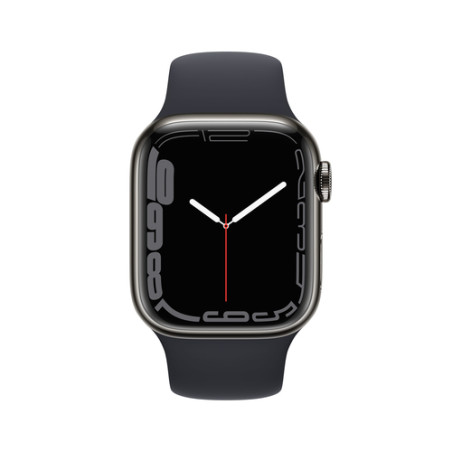 TIM Apple Watch Series 7 GPS OLED 45 mm Digitale Touch screen Grafite Wi-Fi GPS (satellitare)