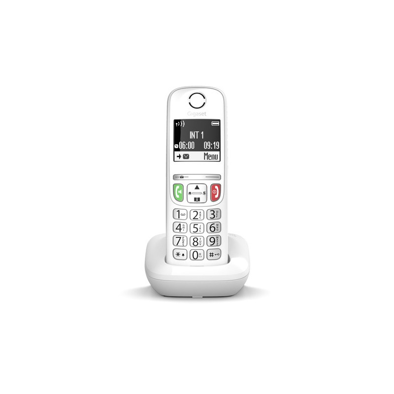 Gigaset E270 Telefono DECT Identificatore di chiamata Bianco