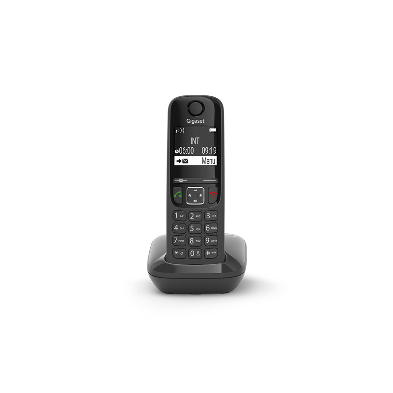 Gigaset AS690 Telefono analogico/DECT Identificatore di chiamata Nero