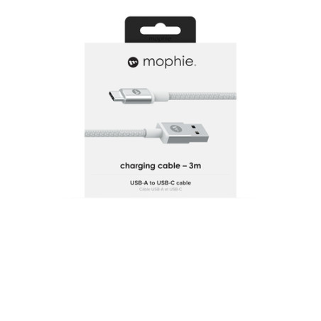 mophie 409903207 cavo USB 3 m Mini-USB A USB C Bianco