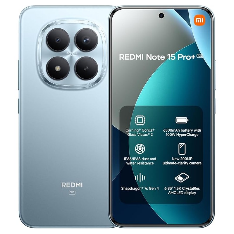 Redmi Note 15 Pro+ 5G 8/256 Glacier Blue