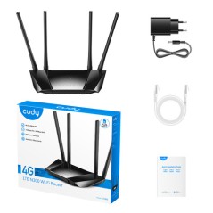 ROUTER 300MBPS 4P 10/100 4 ANT FISS E -NANO SIM SLOT 1WAN