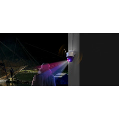 CAMERA 4G 3MP 2K CRUISER SC PTZ WIF 3.6MM SD 110DB MIC H265 RIFLETTORE