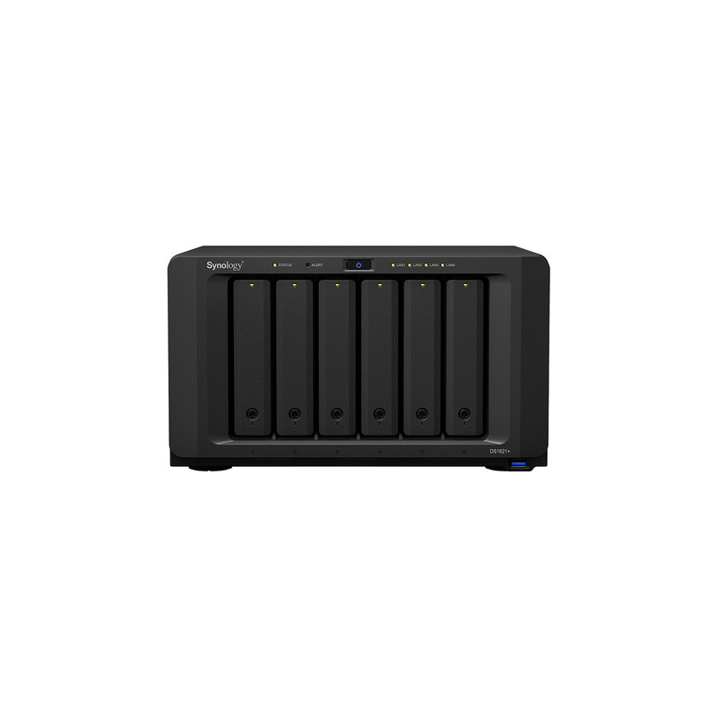 NAS SYNOLOGY DS1621+ 6HDD/SSD SATA 3.5/2.5 2 X SSD 4GB DDR4