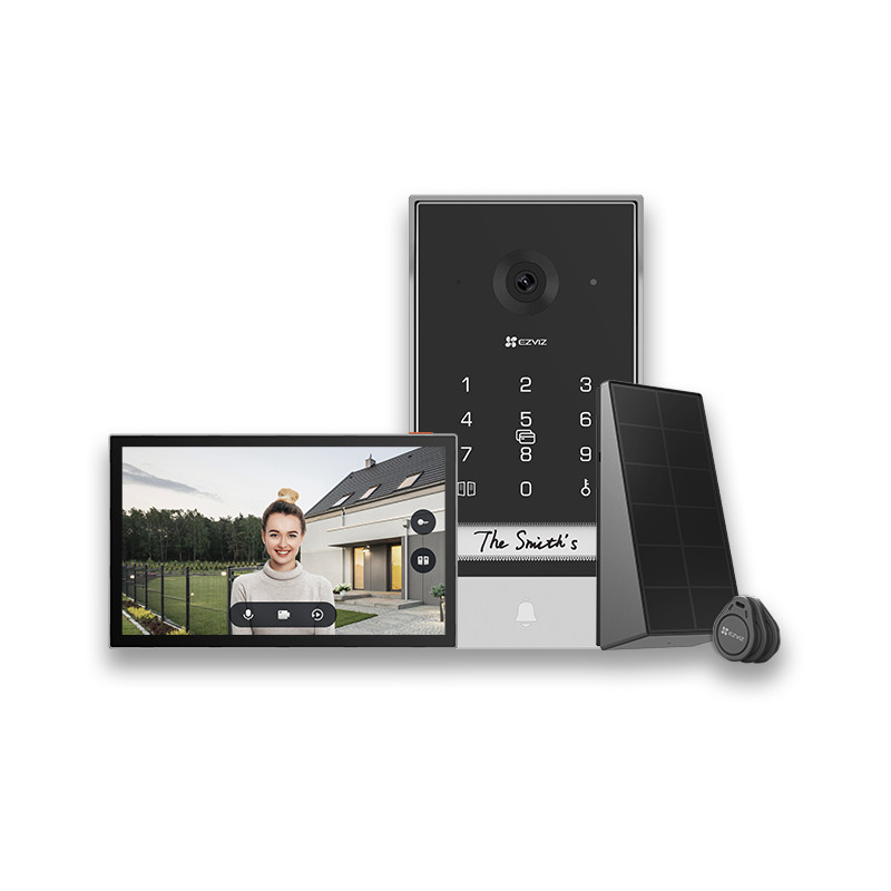 EZVIZ EP7 sistema per video-citofono 17,8 cm (7") Nero, Argento