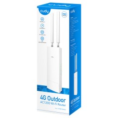 ROUTER AC1200 WIRELESS OUTDOOR 4G 2 ANTAG-ADATT POE INCL