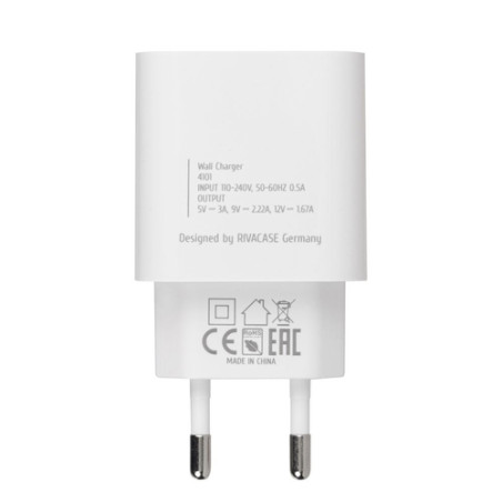 ALIMENTATORE 1USB-C 20W WHITE COMPATIBILE IPHONE