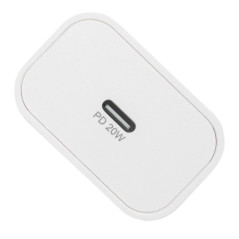 ALIMENTATORE USB-C 20W WHITE COMPATIBILE IPHONE-SM