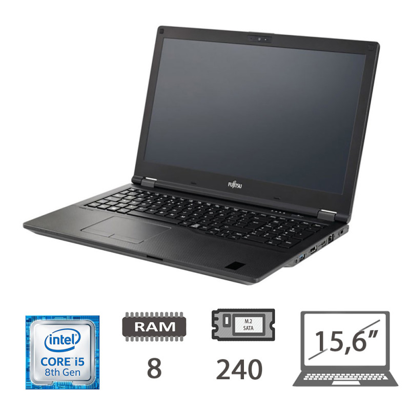 Fujitsu E559  i5-8265u 8/240 15.6 W10P - Ricondizionato Grado B