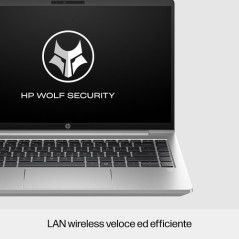 HP ProBook 440 G10 Intel® Core™ i5 i5-1334U Computer portatile 35,6 cm (14") Full HD 8 GB DDR4-SDRAM 256 GB SSD Wi-Fi 6E (802