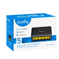 SWITCH 5P GIGABIT DESKTOP PLASTIC
