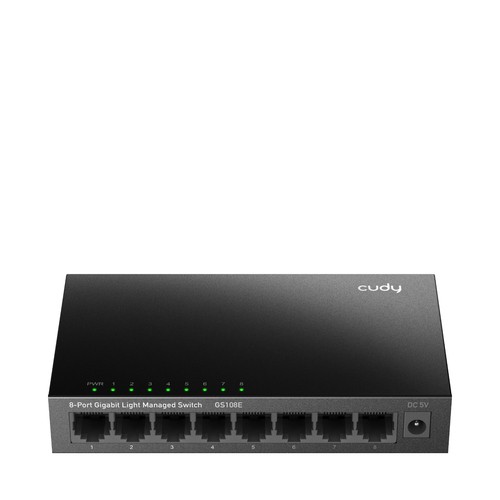 Cudy 8-Port Gigabit Easy-Managed Switch, GS108E 1.0