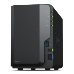 NAS SYNOLOGY DS223 2HD 3.5/2.5 DD R4 2GB-2X1GBE-3USB3.2