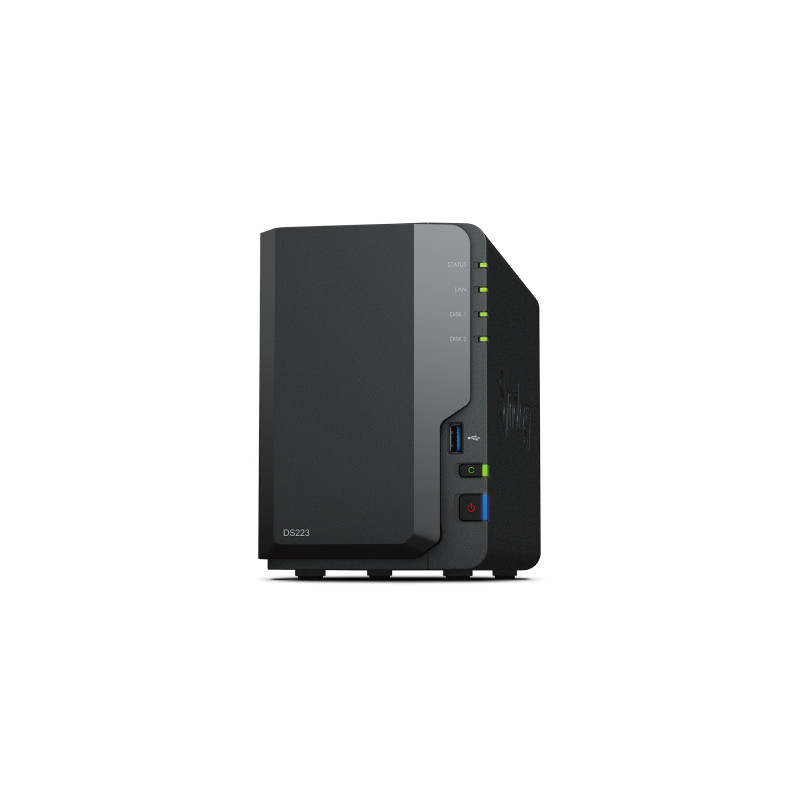 NAS SYNOLOGY DS223 2HD 3.5/2.5 DD R4 2GB-2X1GBE-3USB3.2