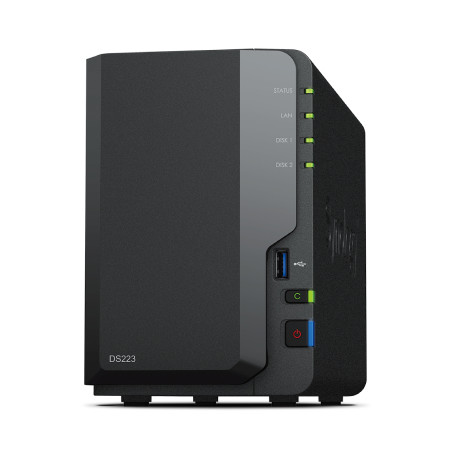 NAS SYNOLOGY DS223 2HD 3.5/2.5 DD R4 2GB-2X1GBE-3USB3.2