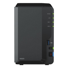 NAS SYNOLOGY DS223 2HD 3.5/2.5 DD R4 2GB-2X1GBE-3USB3.2