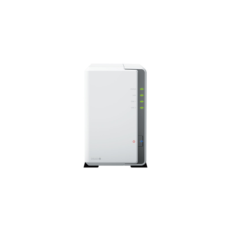 NAS SYNOLOGY DS223J 2HD3.5/2.5 DD R4 1GB-1PGIGA-2P USB3.2