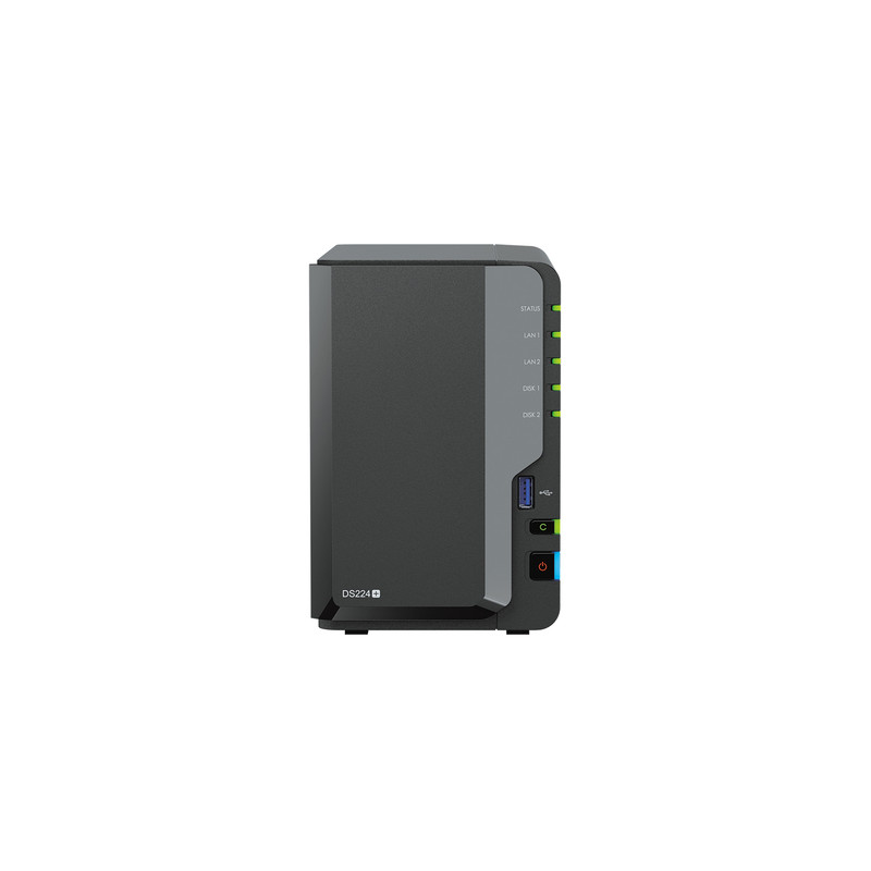 NAS SYNOLOGY DS224+ 2HD 3.5/2.5 2P USB 2 LAN