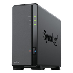 NAS SYNOLOGY DS124 1HD/SSD 3,52,5 1GBDDR4/1P1GBE 2PUSB3.2/