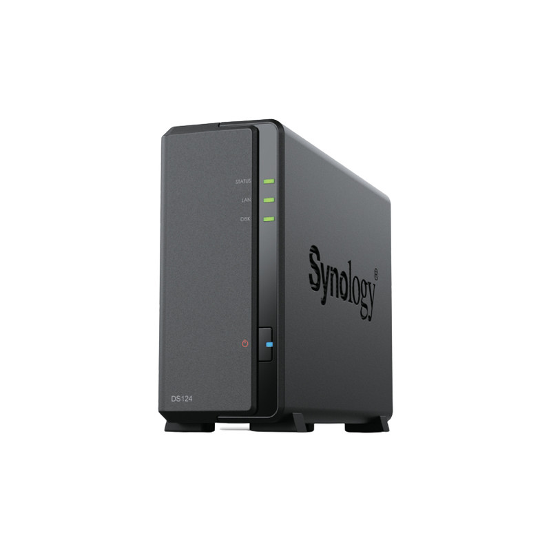 NAS SYNOLOGY DS124 1HD/SSD 3,52,5 1GBDDR4/1P1GBE 2PUSB3.2/