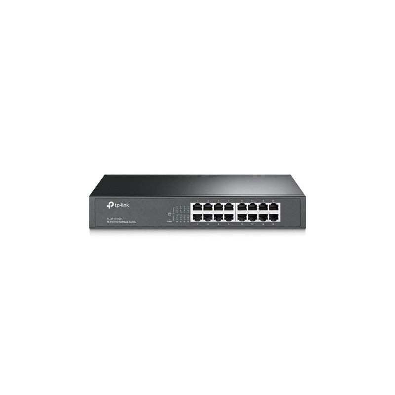 TP-Link TL-SF1016DS switch di rete Non gestito Fast Ethernet (10/100) 1U Nero