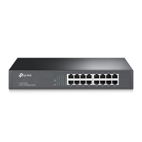 TP-Link TL-SF1016DS switch di rete Non gestito Fast Ethernet (10/100) 1U Nero