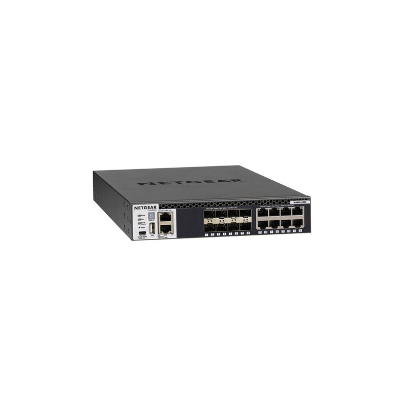 NETGEAR M4300-8X8F Gestito L3 10G Ethernet (100/1000/10000) 1U Nero