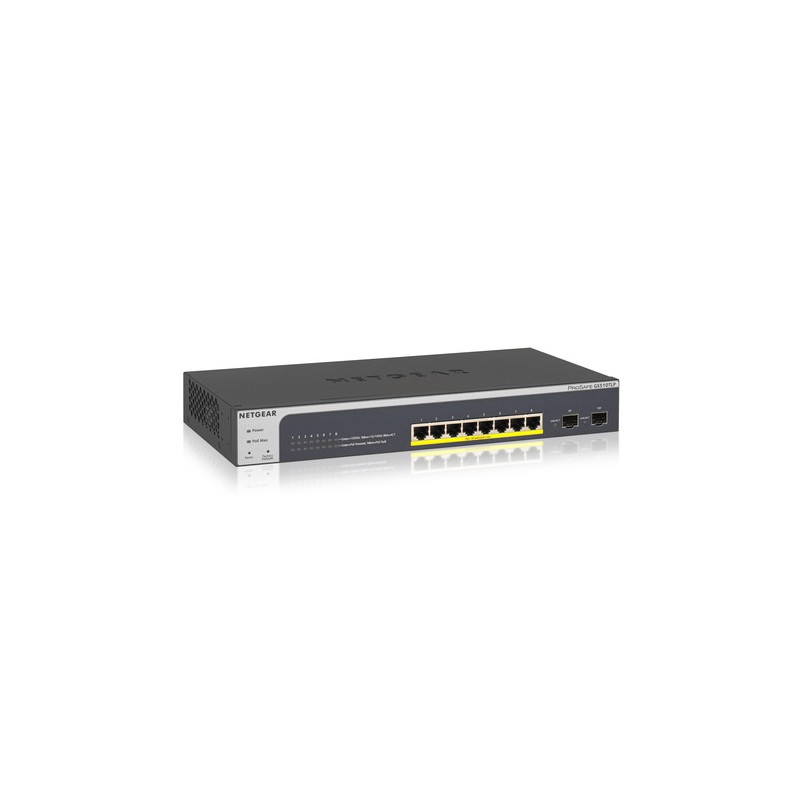 NETGEAR GS510TLP Gestito L2/L3/L4 Gigabit Ethernet (10/100/1000) Supporto Power over Ethernet (PoE) Nero