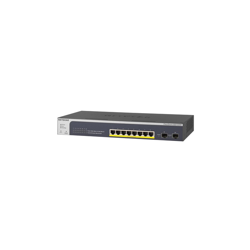 NETGEAR GS510TPP Gestito L2/L3/L4 Gigabit Ethernet (10/100/1000) Supporto Power over Ethernet (PoE) Nero