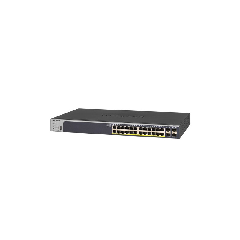NETGEAR GS728TPP Gestito L2/L3/L4 Gigabit Ethernet (10/100/1000) Supporto Power over Ethernet (PoE) 1U Nero