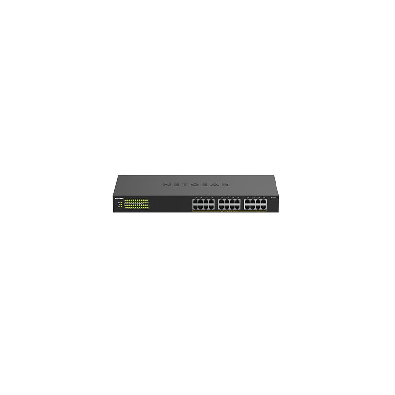 NETGEAR GS324PP Non gestito Gigabit Ethernet (10/100/1000) Supporto Power over Ethernet (PoE) Nero