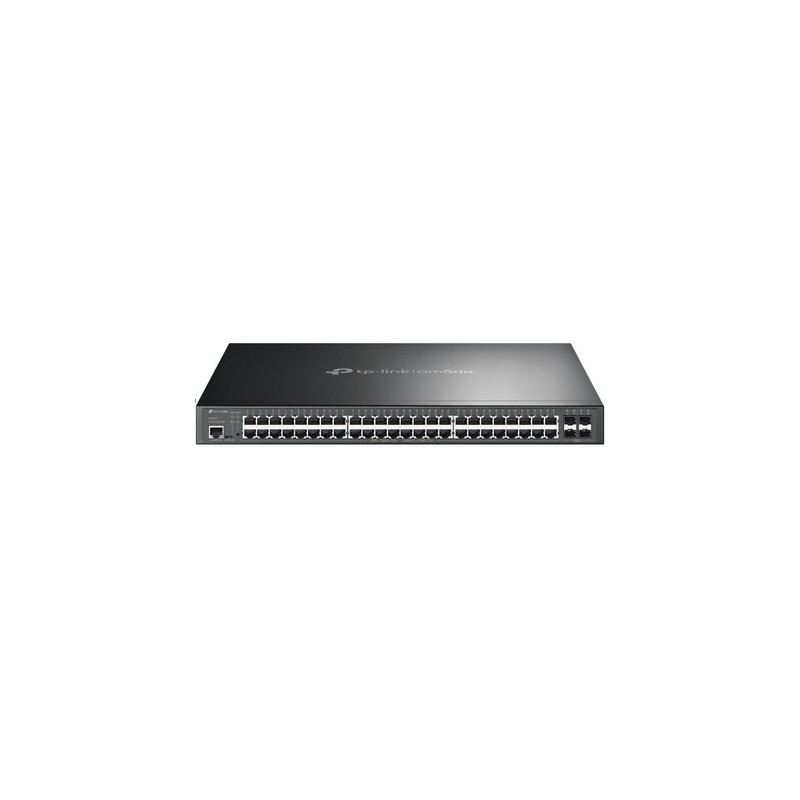 TP-Link Omada SG3452P switch di rete Gestito L2/L3 Gigabit Ethernet (10/100/1000) Supporto Power over Ethernet (PoE) 1U Nero