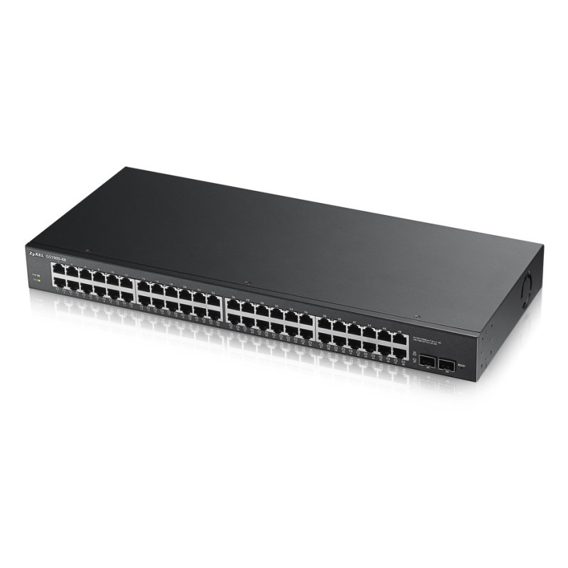 SWITCH 48P GIGABIT + 2SFP GIGABIT I PV6 RACK19 GAR A VITA