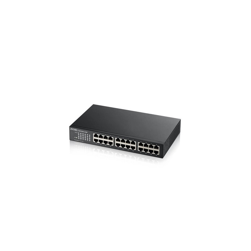 SWITCH 24P 10\100 SENZA VENTOLE DES KTOP RACK MOUNTABLE