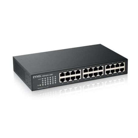 SWITCH 24P 10\100 SENZA VENTOLE DES KTOP RACK MOUNTABLE