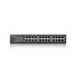 SWITCH 24P 10\100 SENZA VENTOLE DES KTOP RACK MOUNTABLE