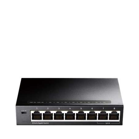 SWITCH 8P GIGABIT METAL DESKTOP