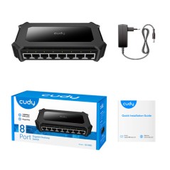 SWITCH 8P GIGABIT PLASTIC DESKTOP