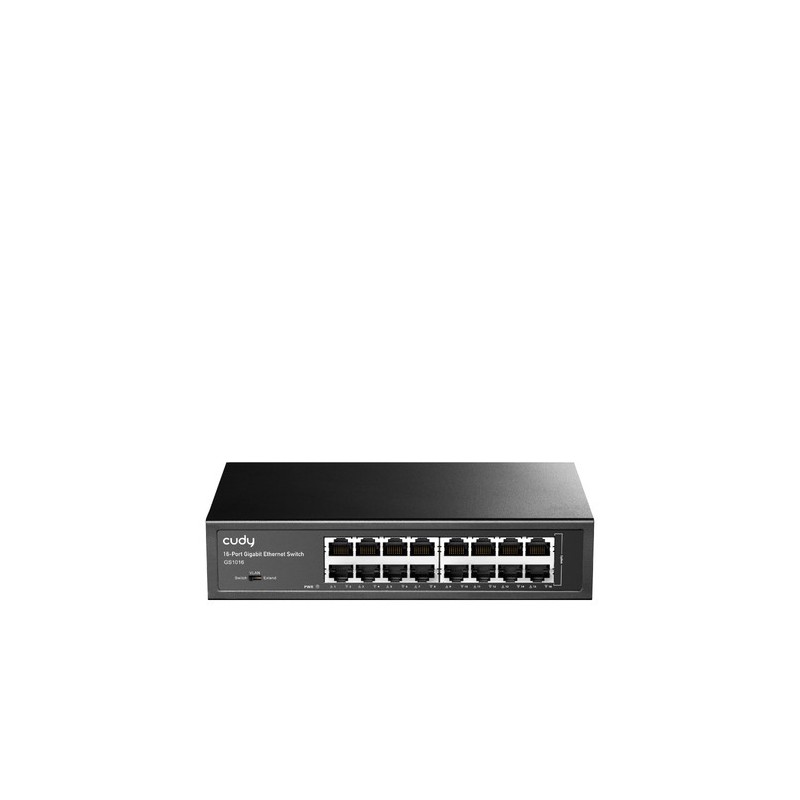 Cudy GS1016 switch di rete Gigabit Ethernet (10/100/1000) Nero