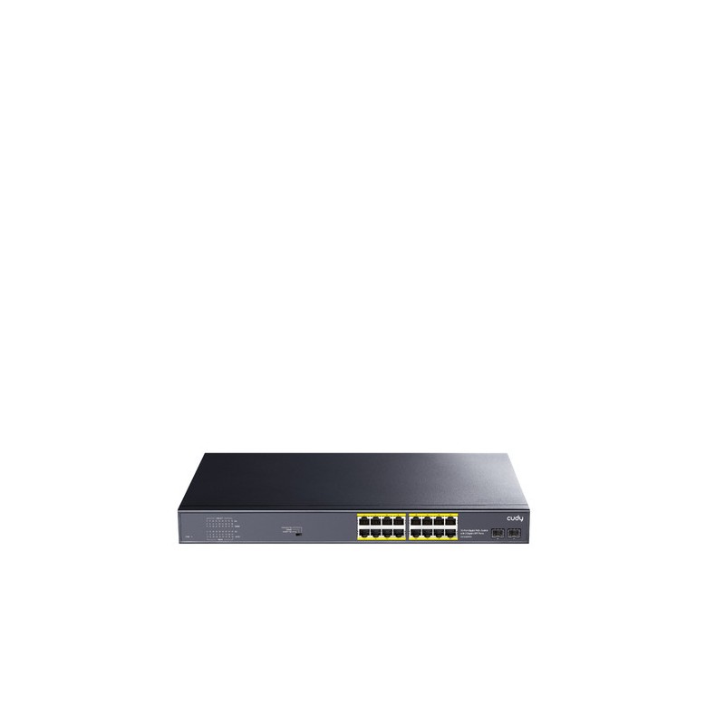 SWITCH 18P RJ45 POE+ 2P GIGABIT SFP 200W POWER SUPPLY DEFAULT/VLAN/EXT