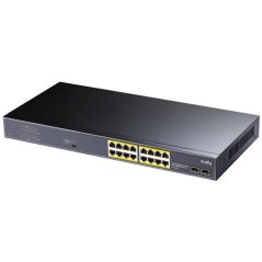 SWITCH 18P RJ45 POE+ 2P GIGABIT SFP 200W POWER SUPPLY DEFAULT/VLAN/EXT