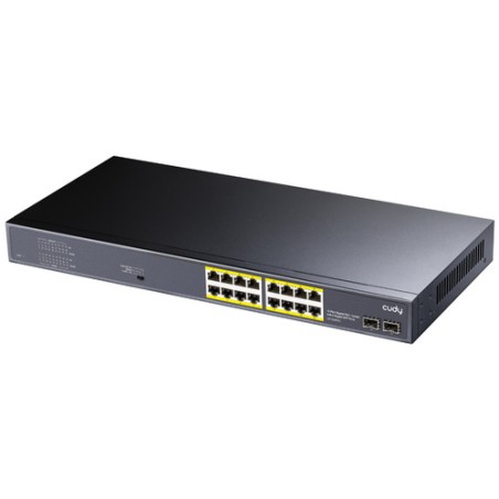 SWITCH 18P RJ45 POE+ 2P GIGABIT SFP 200W POWER SUPPLY DEFAULT/VLAN/EXT
