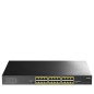 SWITCH 24P GIGABIT POE 2SFP RACK AL IM 300WD DESK/RACK 802,1P QOS
