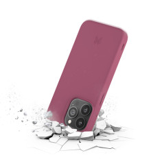 Woodcessories Bio custodia per cellulare 15,5 cm (6.1") Cover Bordeaux