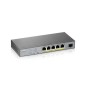 SWITCH GS1350-6HP GIGABIT 6P POE + 1 SFP