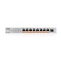 SWITCH XMG-100 SERIES XMG-108HP SWITCH 8P POE + 1 SFP UNMANAGED
